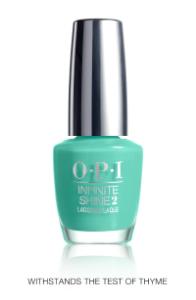 OPI Infinite Shine #2 Lacquer Withstands the Test of Thyme