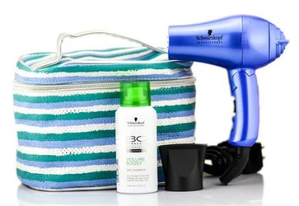 Schwarzkopf Mini Giant Tanzanite Hair Dryer/Dry Shampoo Kit