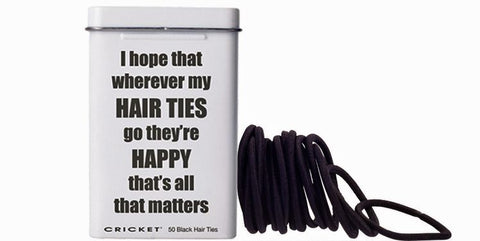 Cricket Hair Tie Tin Box